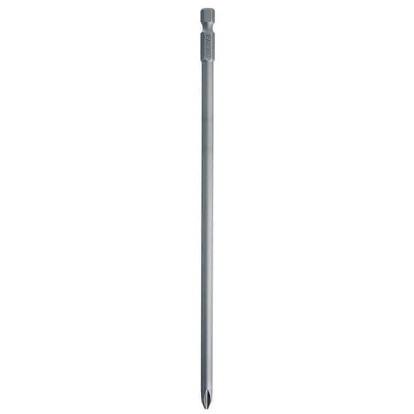 Phillips #2 X 7-1/2 In. L Power Bit Steel 2 Pk